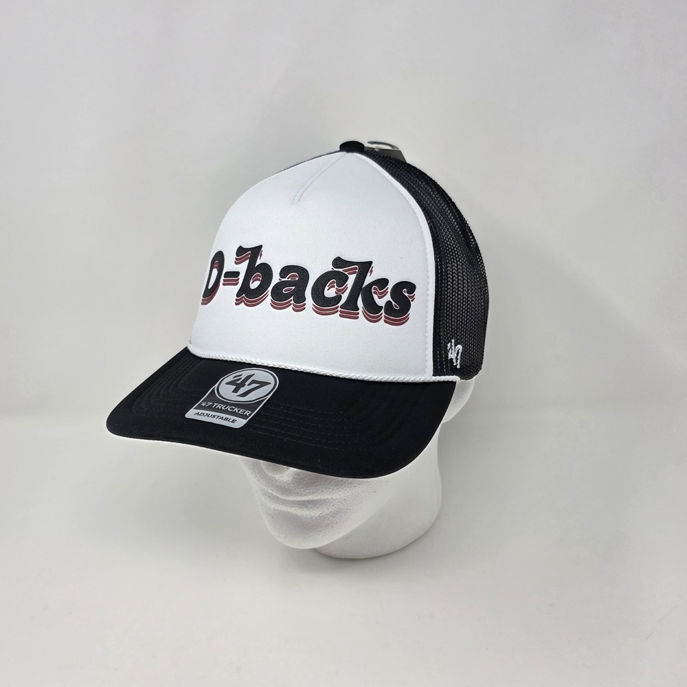 '47 Brand Arizona Diamondbacks Adjustable Trucker Hat MLB Snapback Cap Spell Out